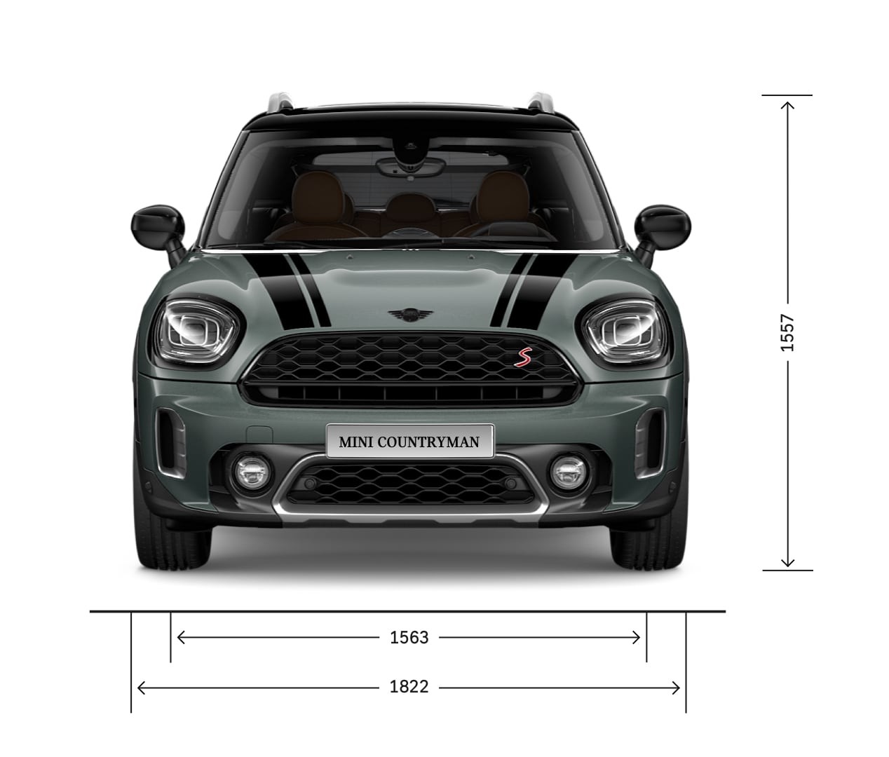 MINI Countryman – spreda – dimenzije